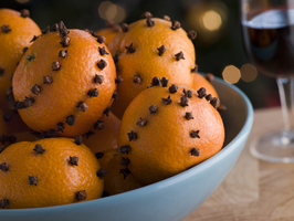 clove studded fruit