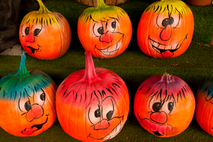 Funny Face Pumpkin Craft 