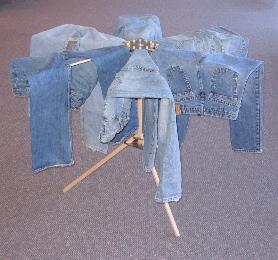 Jeans on my drying rack