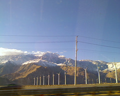 turbines,mountains