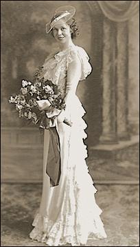 victorian bridal gown