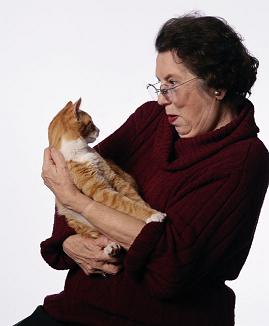Lady With Cat