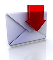 red arrow on envelope
